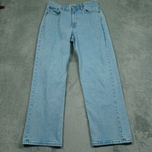 Abercrombie Fitch Jeans Womens 29 Blue Denim High Rise Straight Light Wash